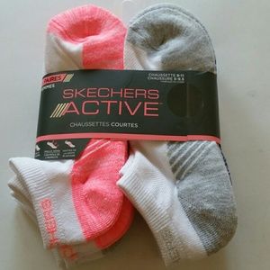 6 pair Women SKECHERS ACTIVE Low Cut sz 9-11